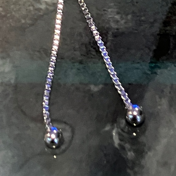 Rhinestone Bar Bracelet Hummingbird & Heart Charm Rose Gold Silver Tone - Picture 8 of 11